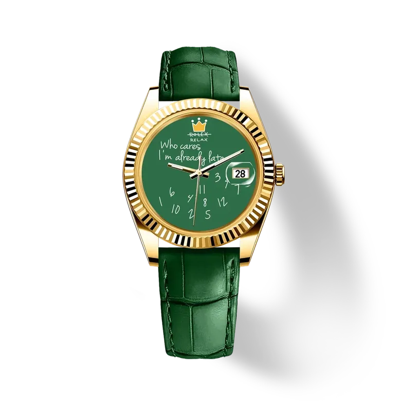 Eondate Maxi Classic Watch 40mm, Green Humor