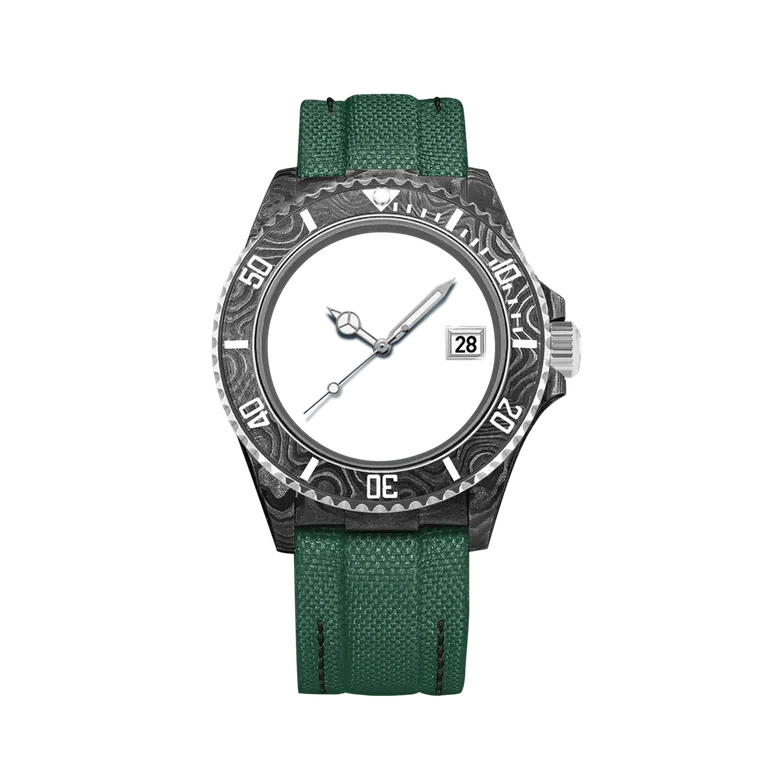 SILVER HYDROCORE CARBON FIBER WATCH CUSTOMIZE