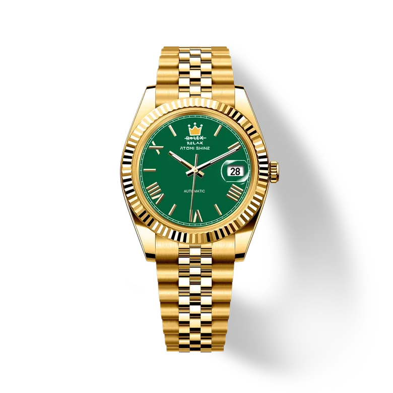 Eondate Maxi Classic Watch 40mm, Emerald Crown