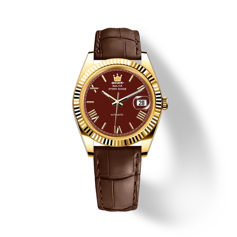 Eondate Maxi Classic Watch 40mm, Crimson Humor