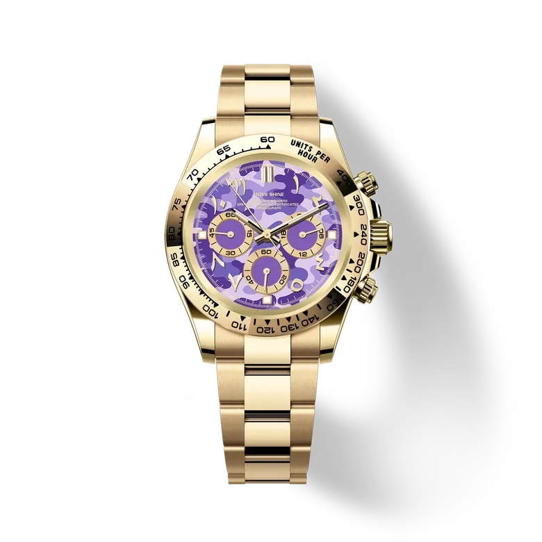 Velocirex Classic Watch 39mm, Violet Blaze