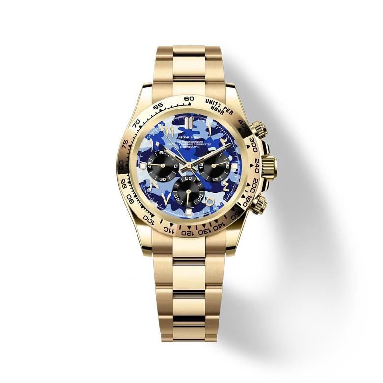 Velocirex Classic Watch 39mm, Gold Mirage
