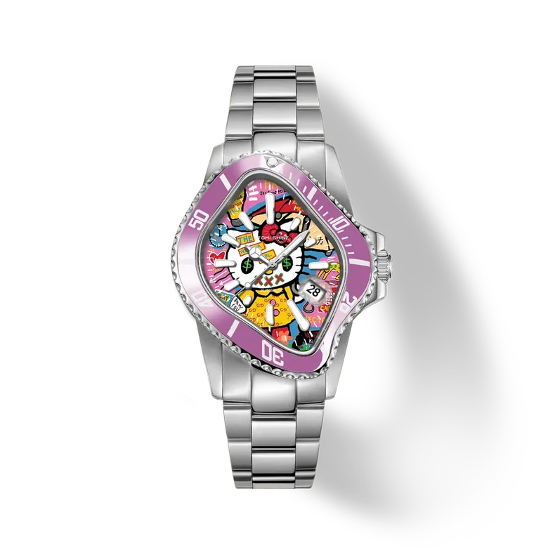 XENOFLUX CLASSIC WATCH Automatic, Neon Kitty