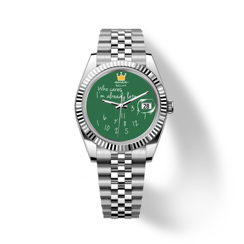 Eondate Maxi Classic Watch 40mm, Emerald Humor