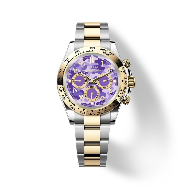 Velocirex Classic Watch 39mm, Purple Strike