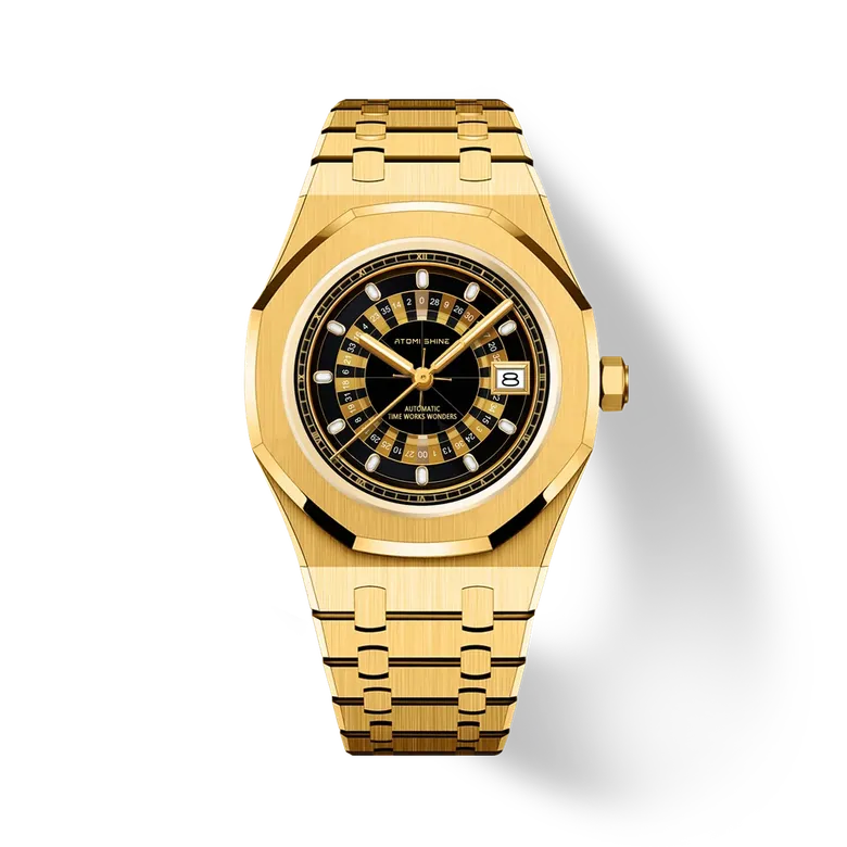 Octaforma Classic Watch Automatic, Golden Roulette