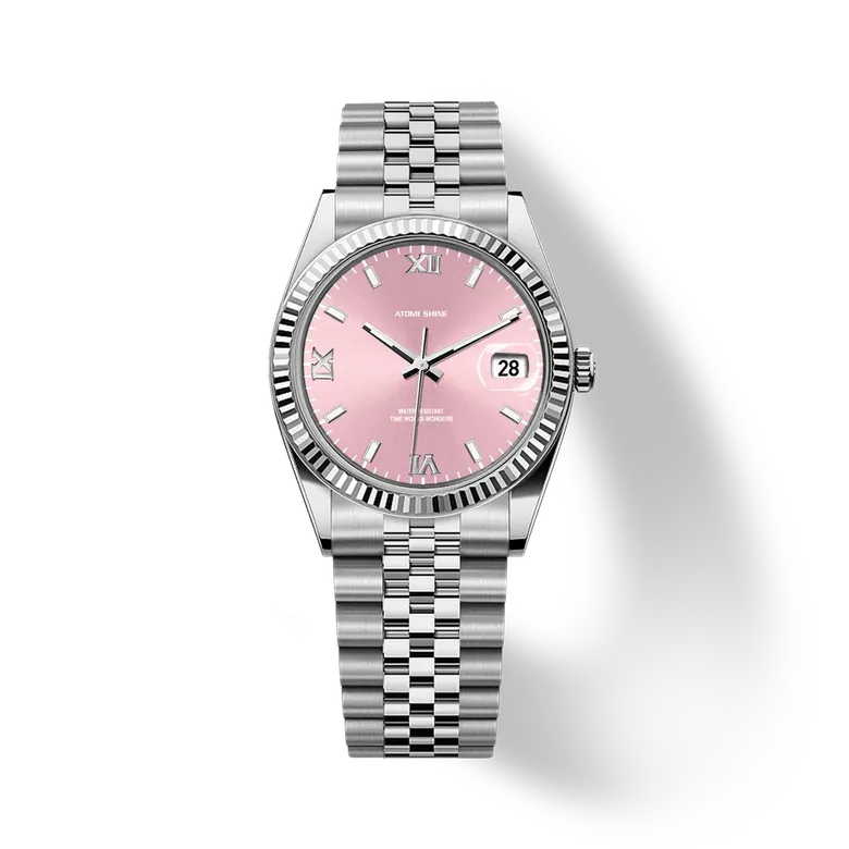 Eondate Classic Watch 36mm, Light Pink