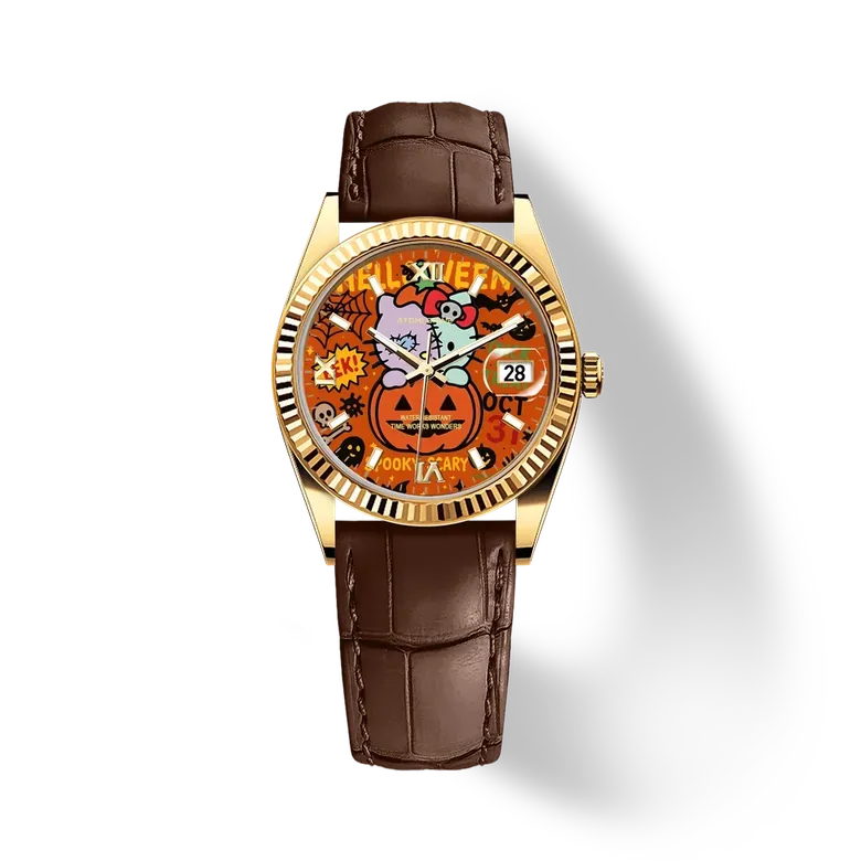 EONDATE CLASSIC LEATHER WATCH 36mm, Wicked Spirit