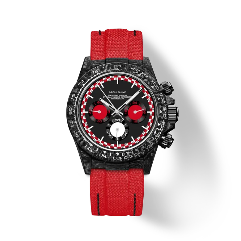 Velocirex Carbon Fiber Watch 39mm, Track Born