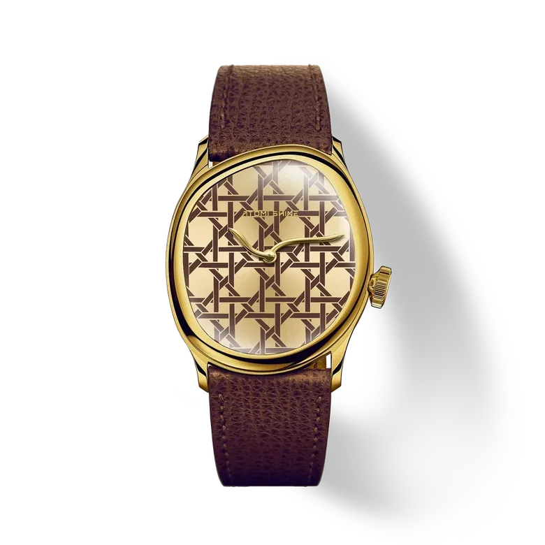 ILLUSION CLASSIC WATCH 34×38mm, Golden Mesh