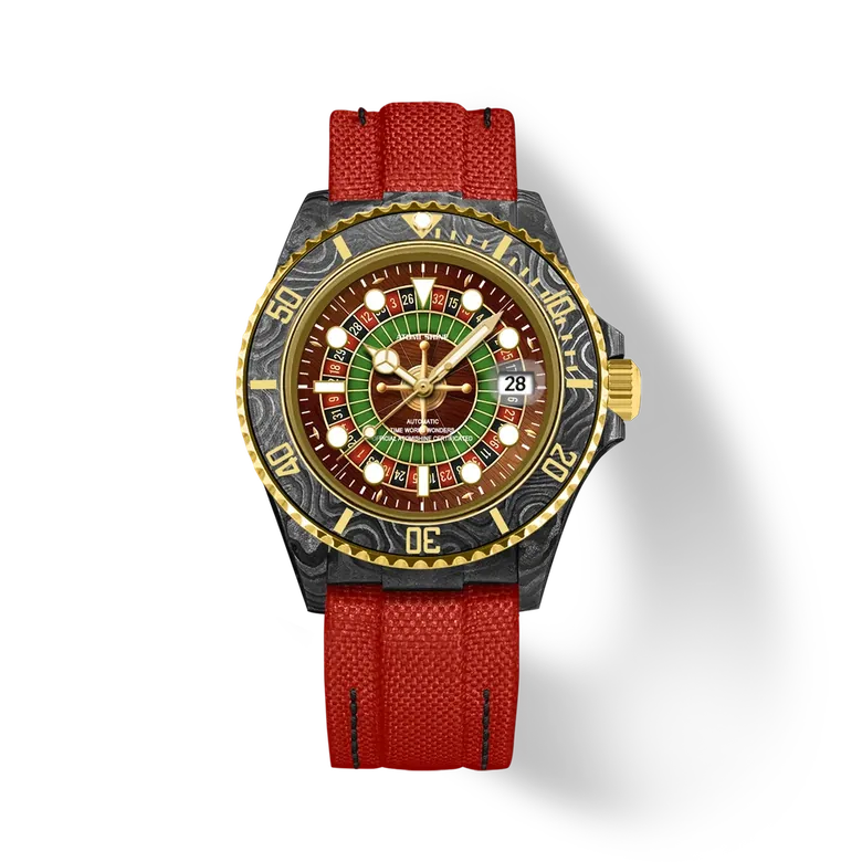 Hydrocore Carbon Fiber Watch Automatic, Fortune Wheel