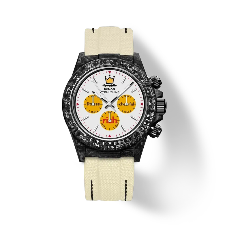 Velocirex Carbon Fiber Watch 39mm, Desert Flux