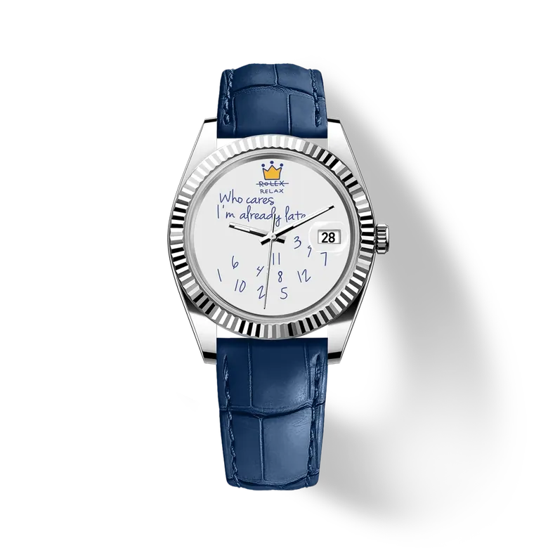 Eondate Maxi Classic Watch 40mm, Blue Rebel