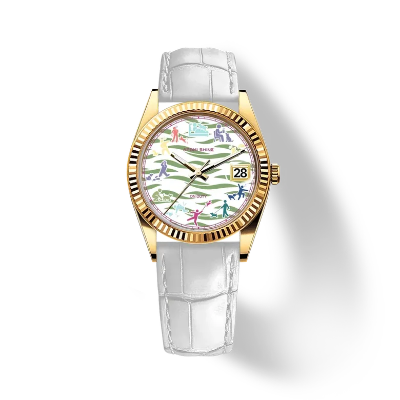 EONDATE CLASSIC LEATHER WATCH