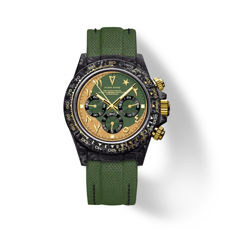 Velocirex Carbon Fiber Watch 39mm, Endless Grace