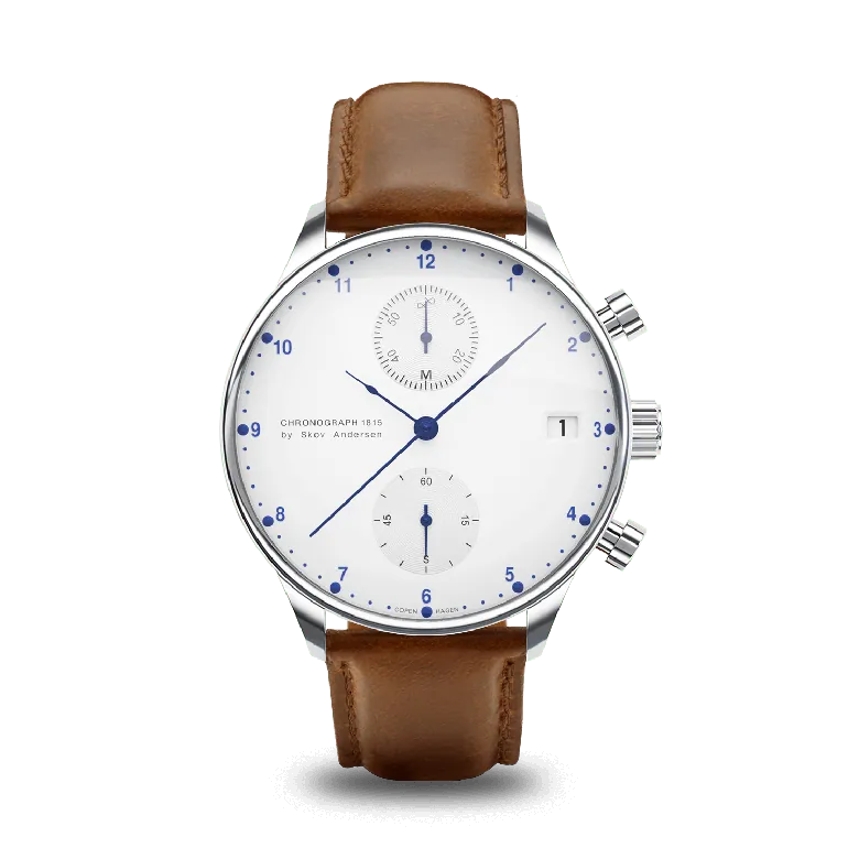 1815 Chronograph, Steel / White