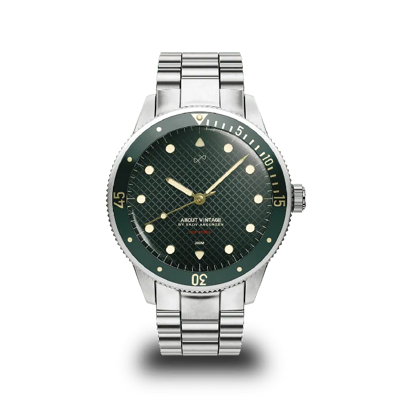 1926 At'sea, Steel / Green Turtle Vintage – 39MM