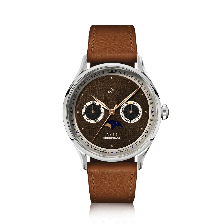 1968 Moonphase, Steel / Brown
