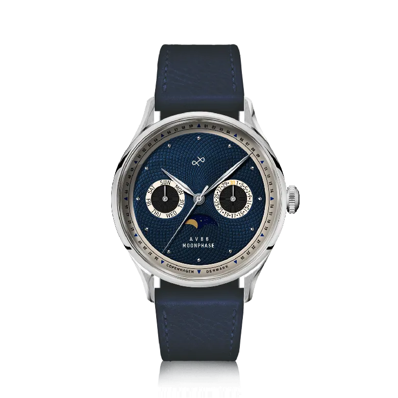 1968 Moonphase, Steel / Dark Blue