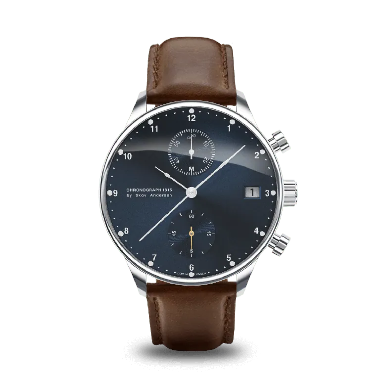 1815 Chronograph, Steel / Blue Sunray