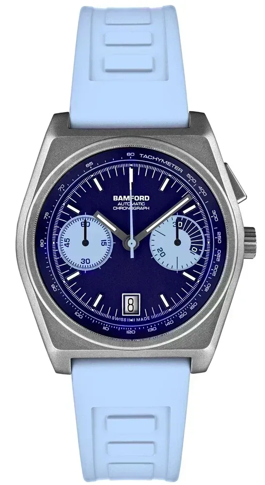Bamford Titanium B347 - Navy Blue/Aqua Blue
