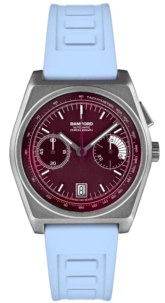 Bamford Titanium B347 - Claret/White