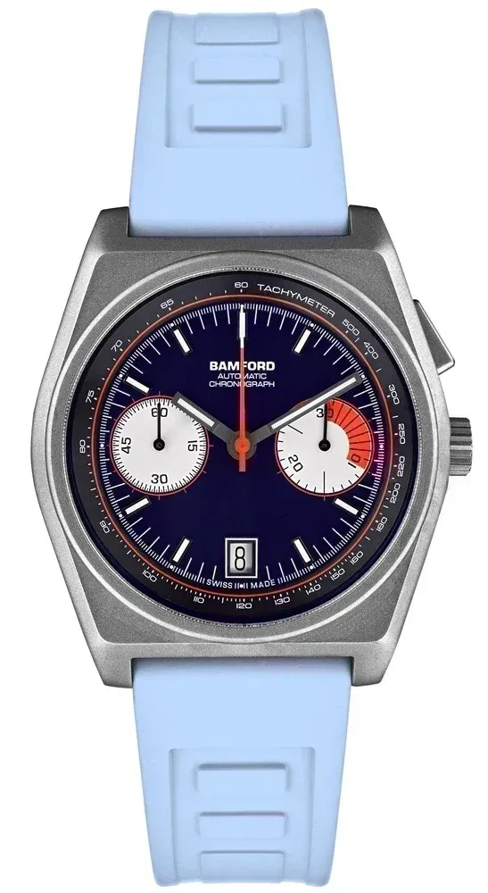 Bamford Titanium B347 - Navy Blue/Flame Orange