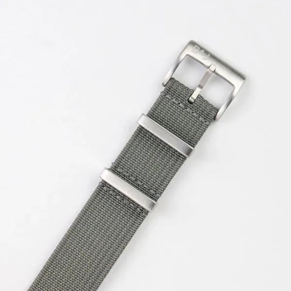 Stone Grey Ribbed Nylon (DS)