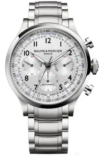 Capeland Chronograph 44 Silver / Bracelet 10064 (aka: MOA10064, M0A10064)