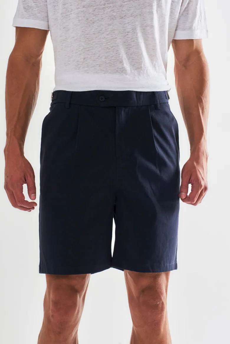 Men's Navy Monaco Chino Short | Smart Chino Shorts for Men | Free postage over £150
