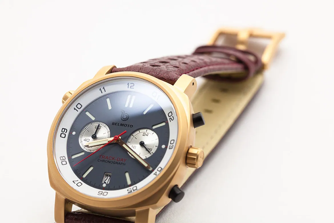 Track Day - Rose Gold in Belmoto Timepieces - Magrette Timepieces