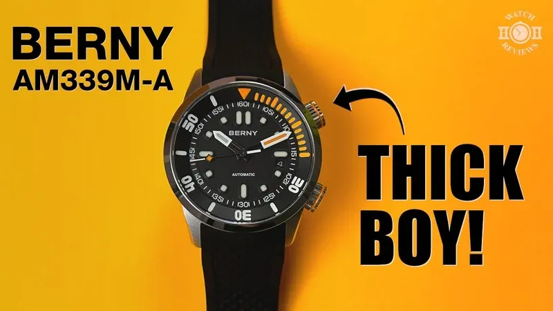 BERNY-Men Automatic Diver Watch -AM134MR