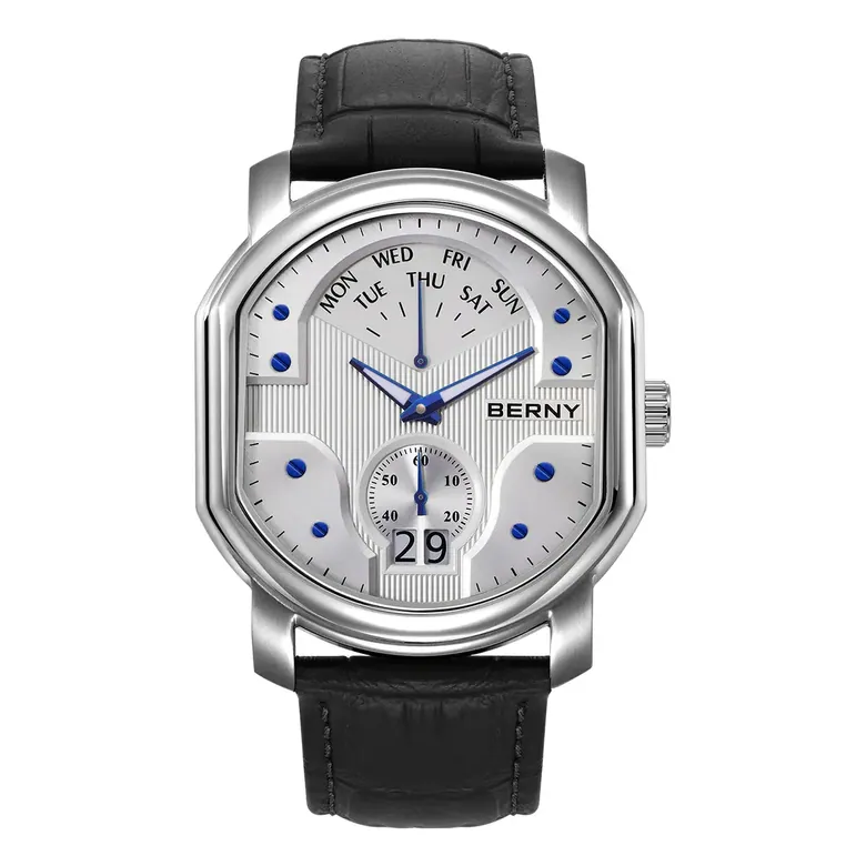 BERNY-Men Quartz Tonneau Classic Watch-2707M