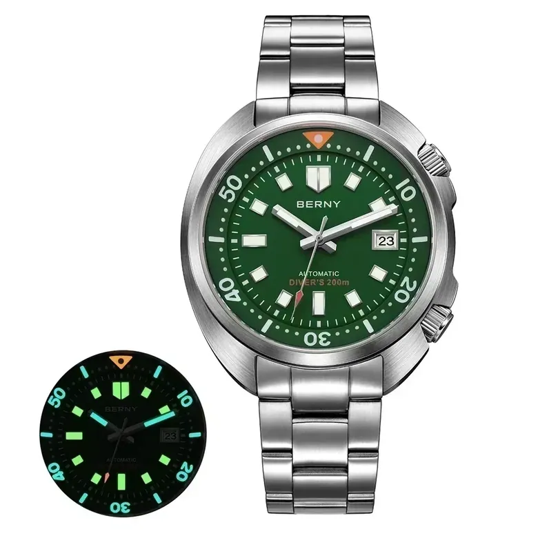 BERNY-Men Automatic Compressor-style Diver Watch-AM1970MS