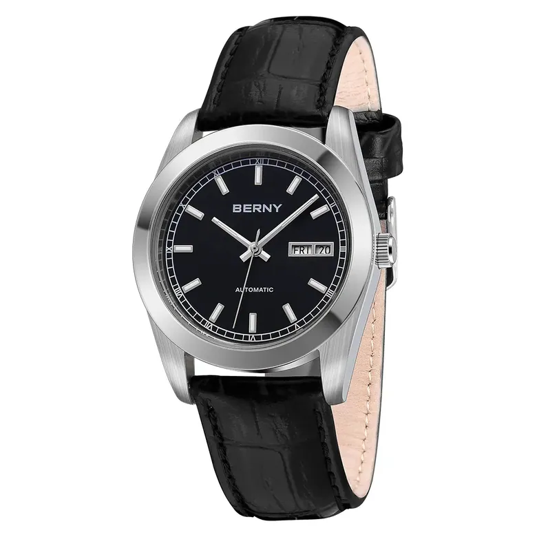 BERNY-Men Automatic Dress Watch Day Date-AM009M