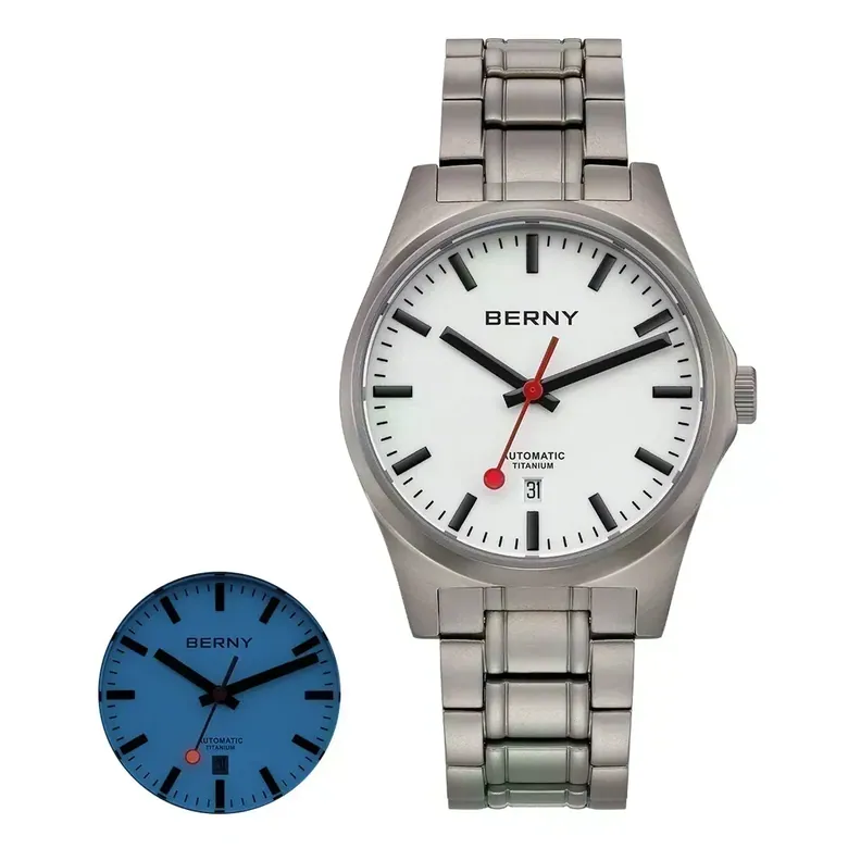 BERNY-Men Automatic Titanium Watch-AMT258MS