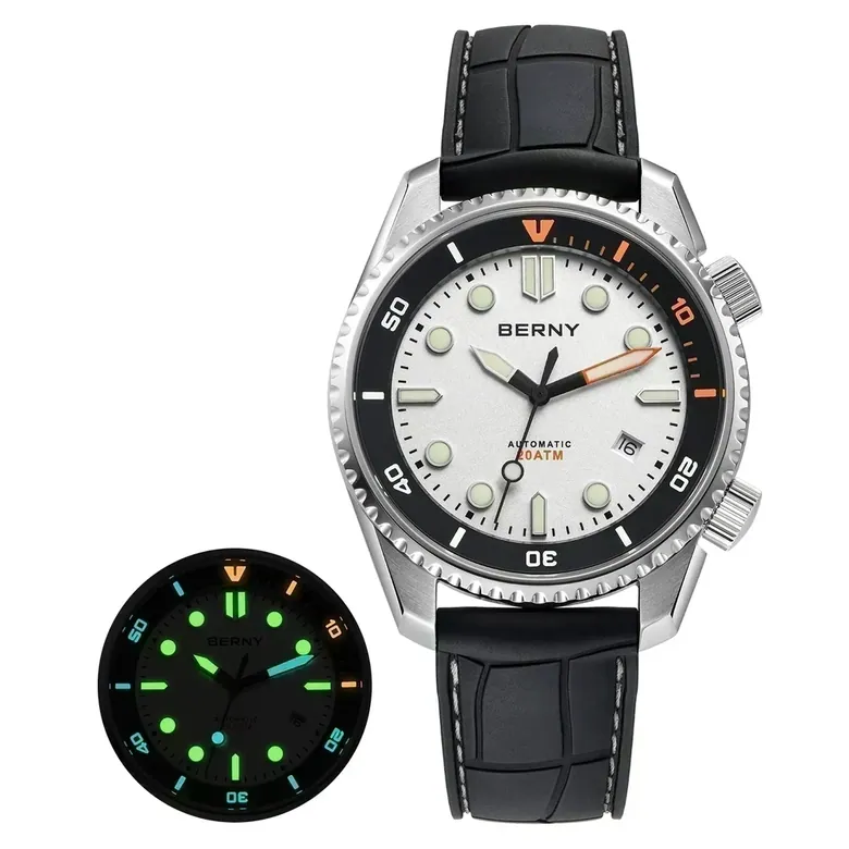 BERNY-Men Automatic Diver Watch-AM155M