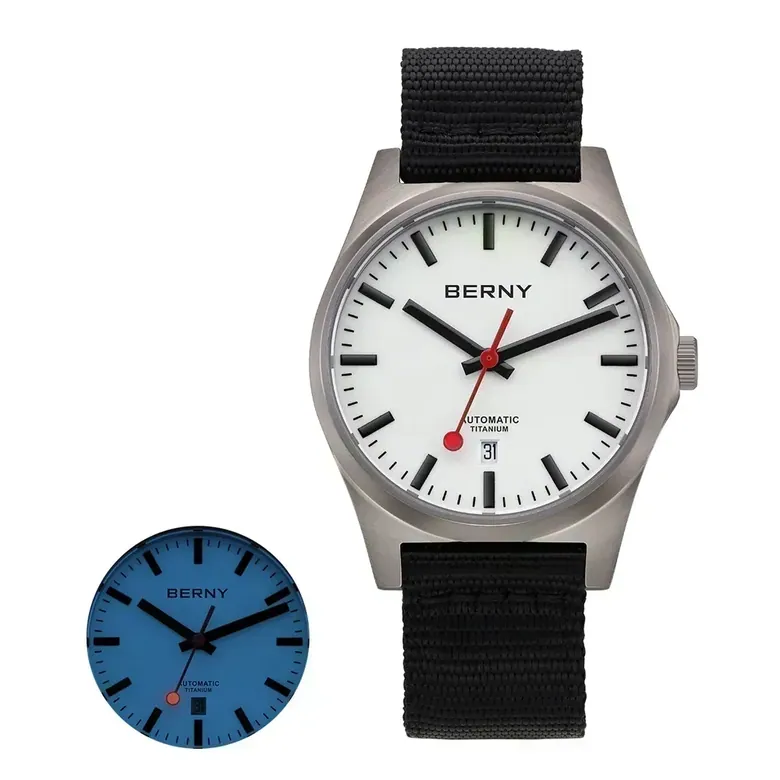 BERNY-Men Automatic Titanium Watch-AMT258M