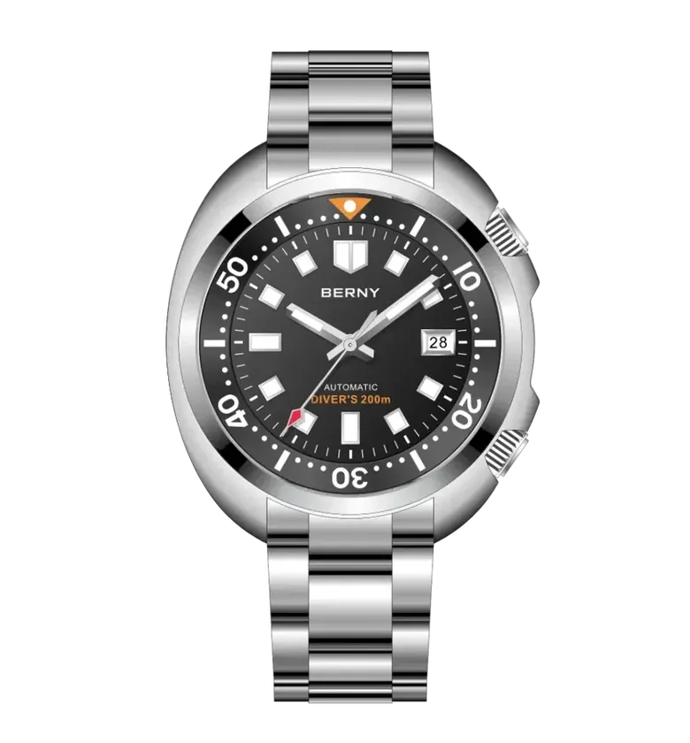 Berny-Customize-Men Automatic Compressor-style Diver Watch-AM1970M