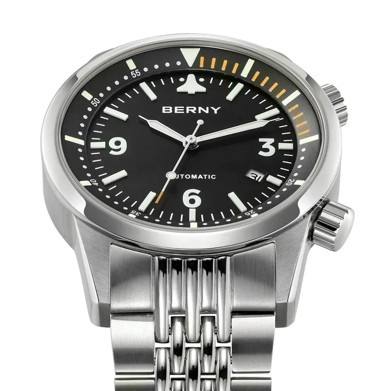 BERNY-Men Automatic Aviation Watch-AM169MS