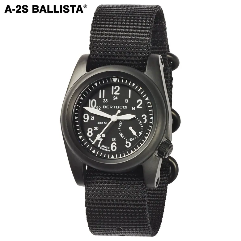A-2S Ballista, Matte Black dial w/ Black Nylon Band #11086