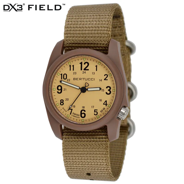 DX3® Field™ - Patrol Khaki™ Dial w/ Coyote Nylon Band #11021