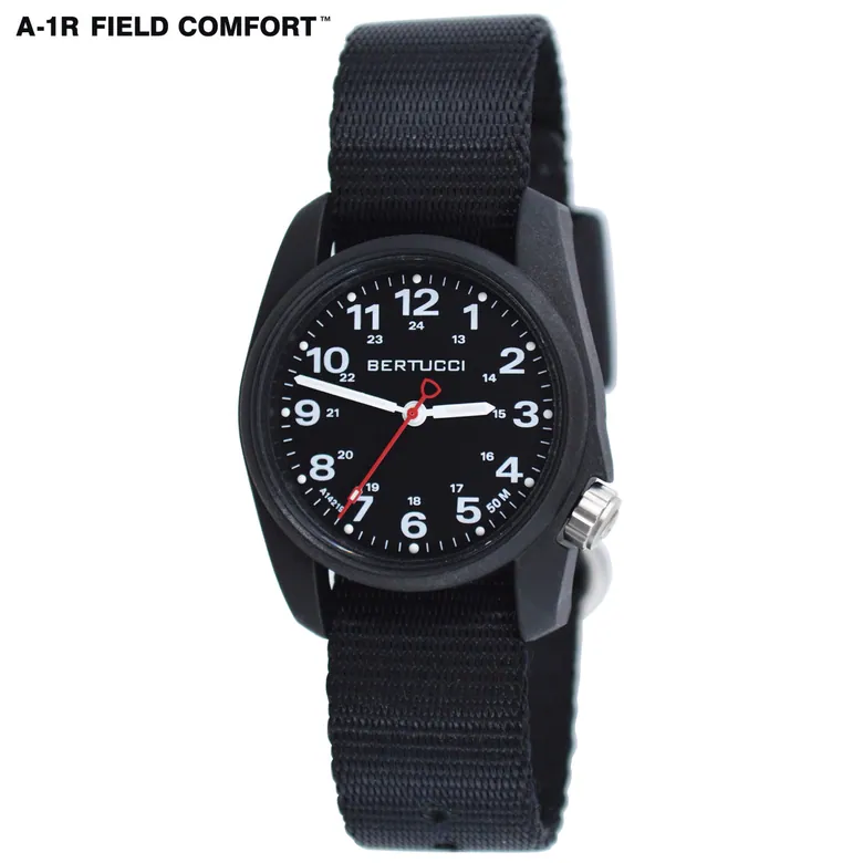 A-1R Field Comfort™ - Black Dial, Black Comfort-Webb™ Band #10500