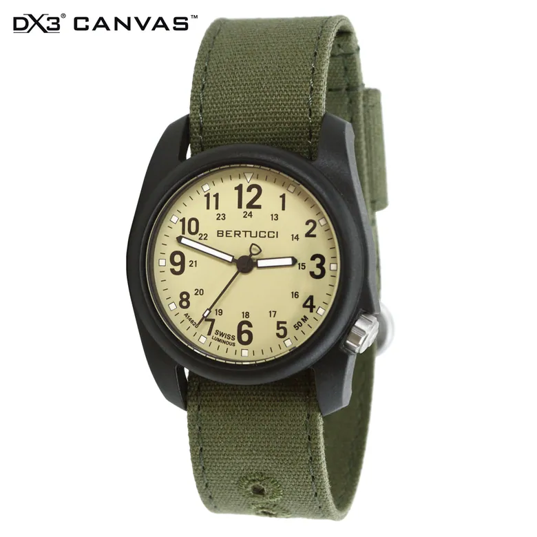 DX3® Canvas™ - Saguaro Dial, Evergreen Comfort Canvas™ Band #11093