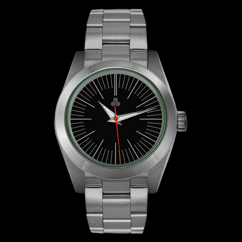 Intaglio Classic Edition: “Sixty-One” Sterling Silver Dial