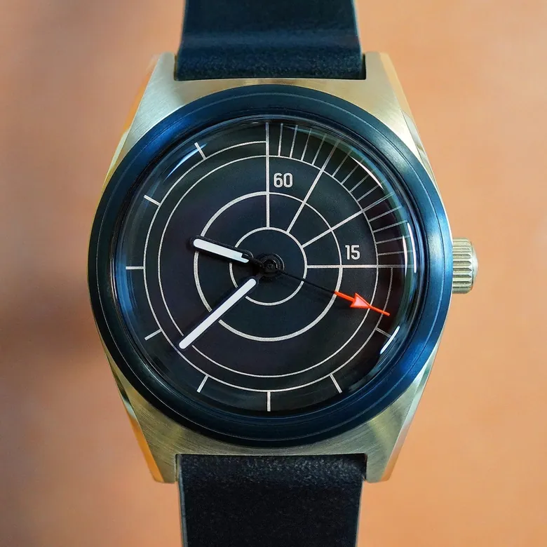 Intaglio 38: “Quarter Time” Carbon Black & Zinc Dial