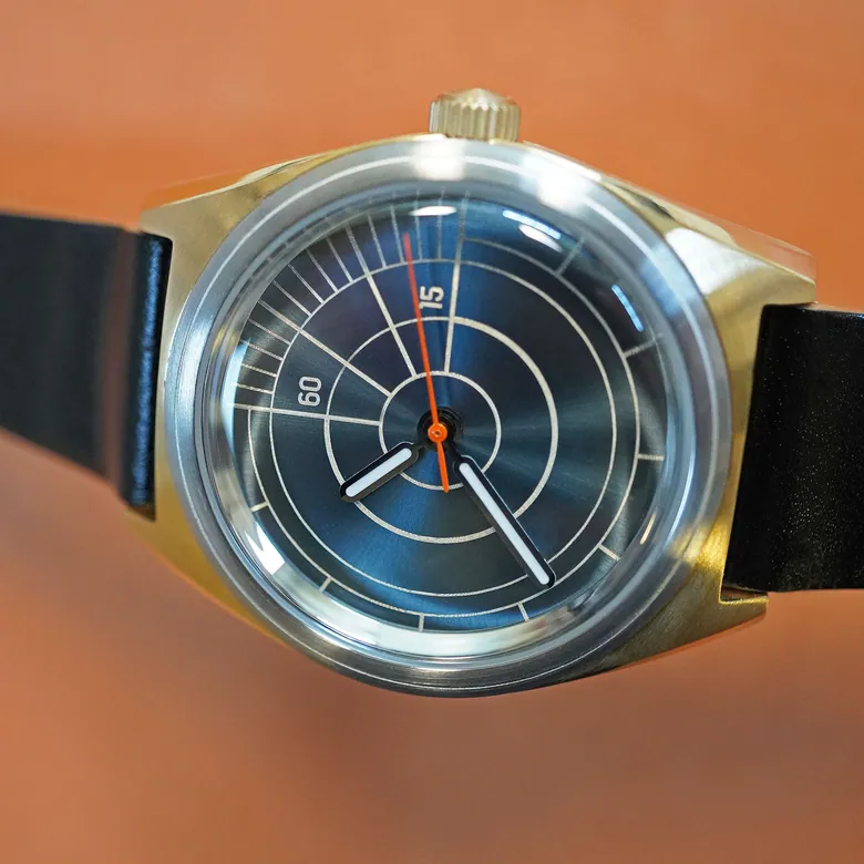 Intaglio 38: “Quarter Time” Zinc & Slate Dial