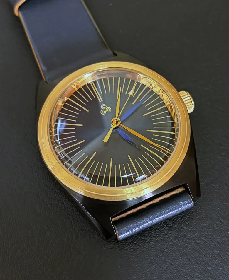 Intaglio 38: “Sixty-One” Brass & Black Dial