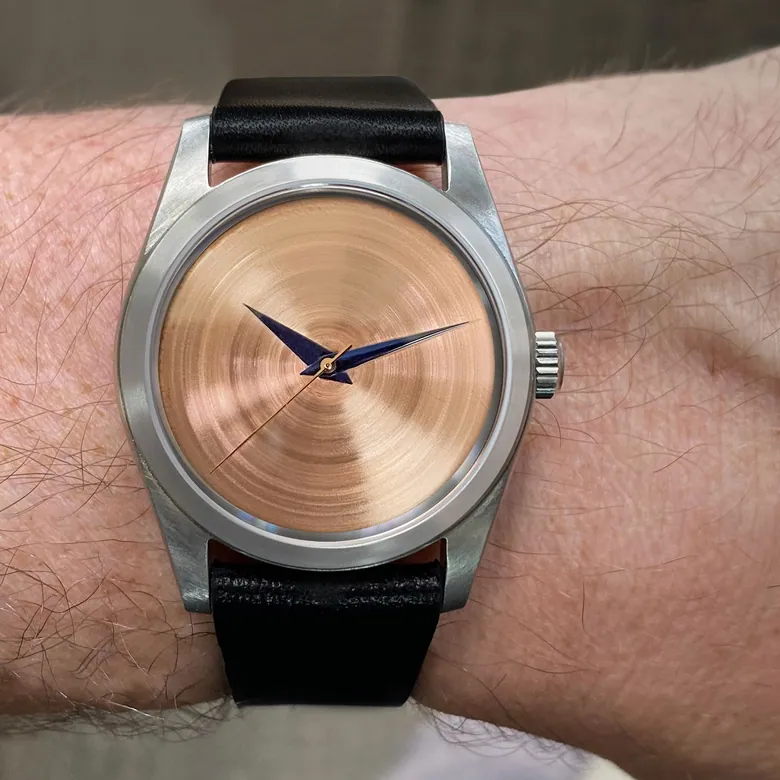 Intaglio Midsize Edition: “Modèle Nu” Copper Dial
