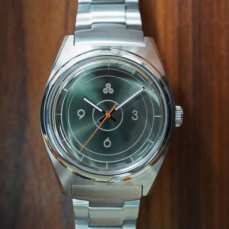 Intaglio 38: “369” Metallic Sage & Zinc Dial